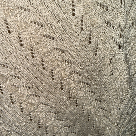 New York & Company Beige V-Neck Sweater - Picture 2 of 3